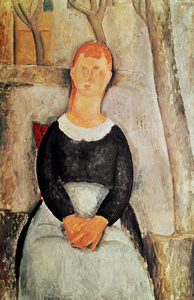 Die schöne Lebensmittelhändlerin von Amedeo Modigliani